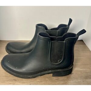 Madewell The Chelsea Boots Women's Size 9‎ Black Pull On Ankle Rain Boots